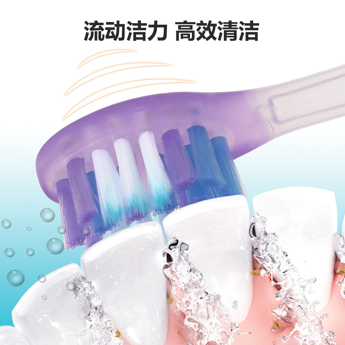 Suitable for Usmile Smile Plus Y30/P20Pro Electric Toothbrush Head Cushioning, Brightening and Caring Sweep Vibration Replacement Brush Head - image 3