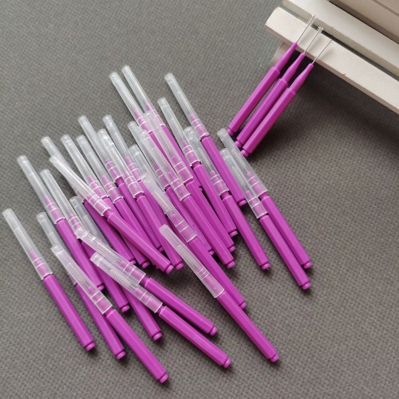 Pencil-Style Fine Soft-Bristle Interdental Brush for Cleaning between Teeth, Orthodontic Cleaning, Gum Protection, Popular Daily Use Item, Interdental Brush - image 3