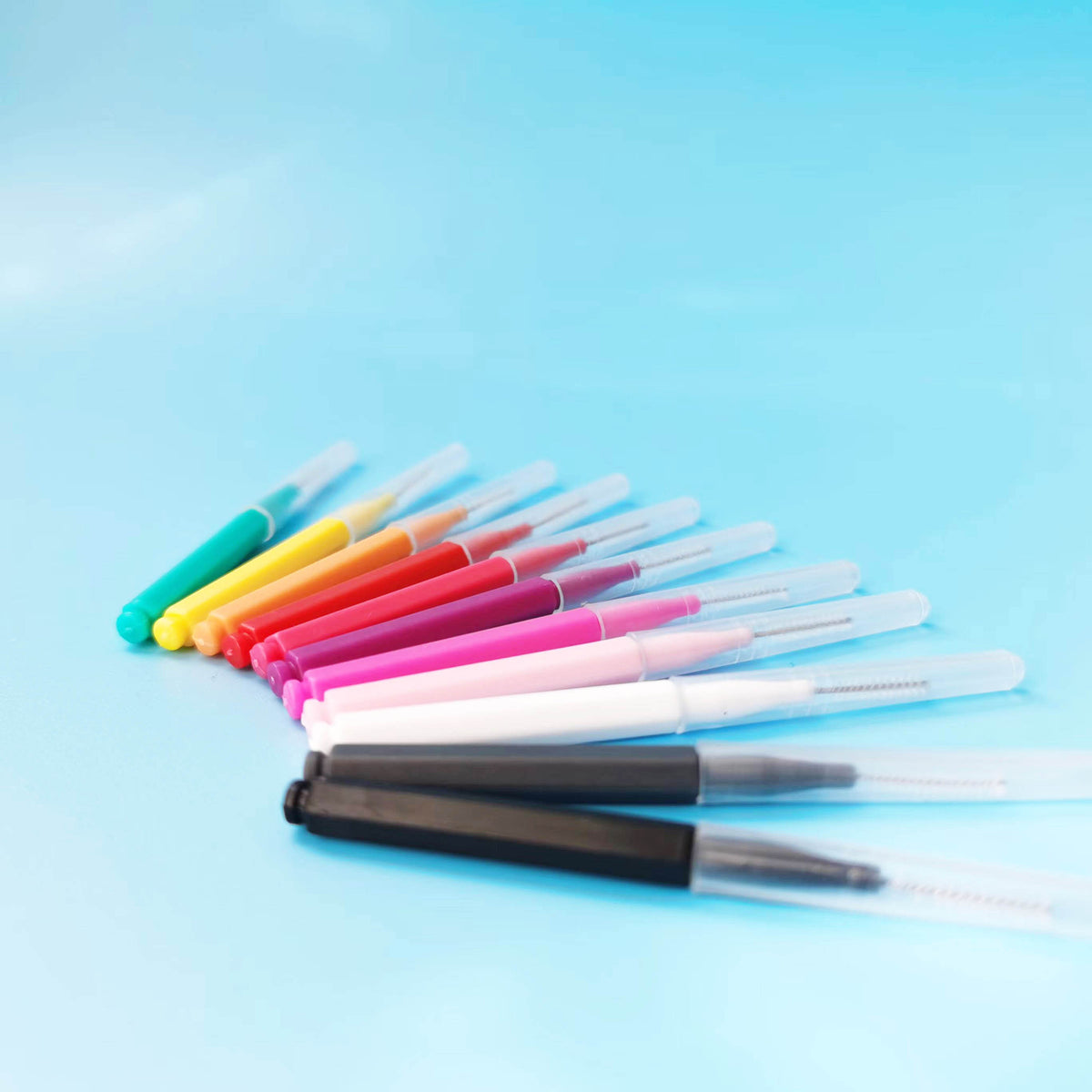 Pencil-Shaped Interdental Brush for Oral Cleaning, Wholesale Interdental Brush with Soft Bristles, Orthodontic Brush, Portable Dental Floss Stick - image 2