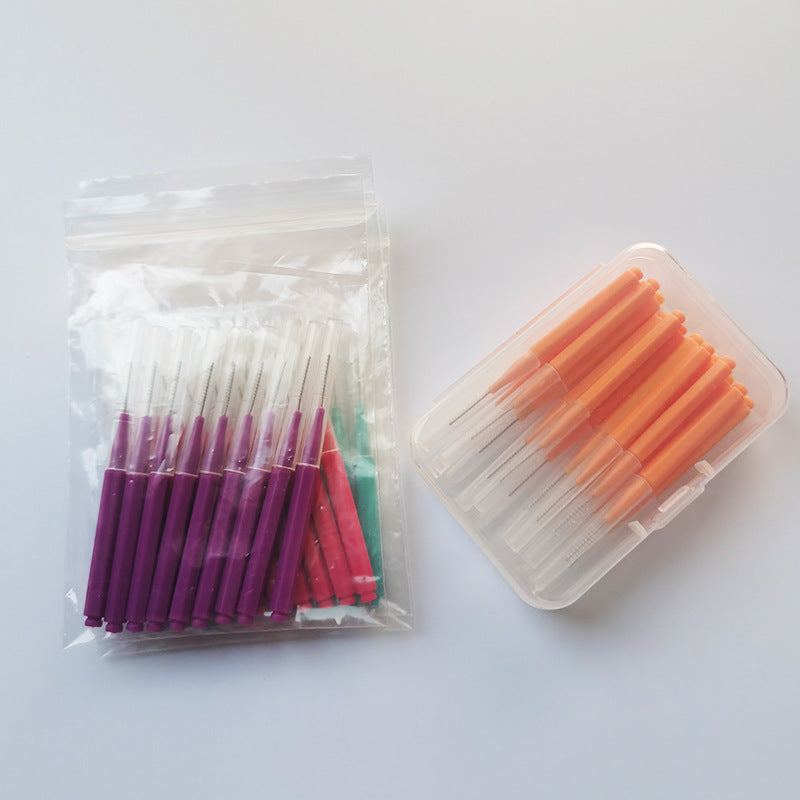 Pencil-Shaped Interdental Brush for Oral Cleaning, Wholesale Interdental Brush with Soft Bristles, Orthodontic Brush, Portable Dental Floss Stick - image 3