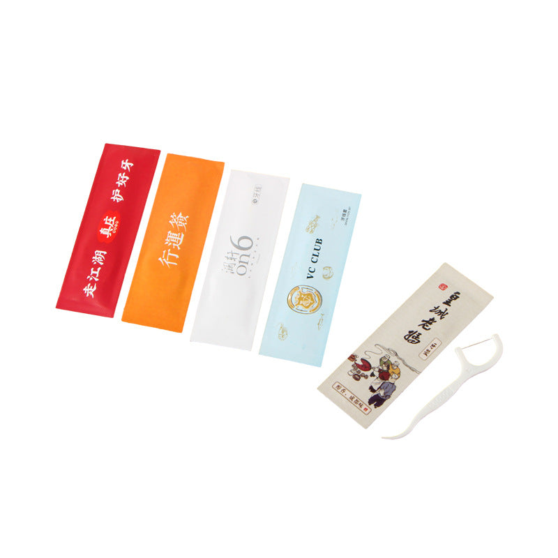 Spot New Product Customized Dental Floss Stick Corporate Customized Advertising Portable Disposable Independent Packaging Three-Sided Sealing Dental Floss - image 5