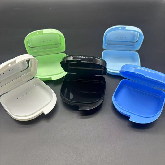 Dental Small Medium Opening Tooth Storage Box Retainer Box Dental Braces Storage Box Dental Tray Box Denture Placement Box - image 2
