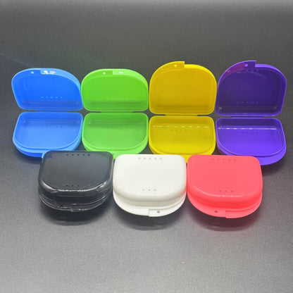 Dental Small Medium Opening Tooth Storage Box Retainer Box Dental Braces Storage Box Dental Tray Box Denture Placement Box - image 4