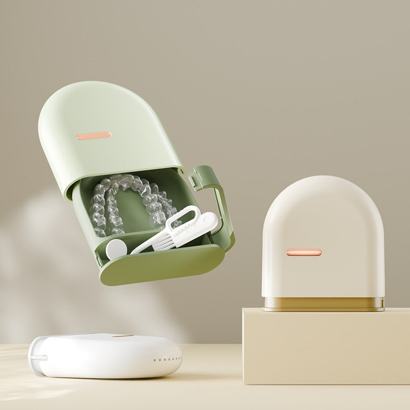 Storage Box Portable Dentures for Adults and Kidsren Orthodontic Braces Box Storage Braces Retainer Box - image 4
