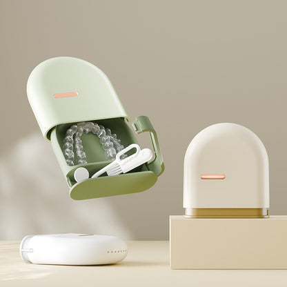 Storage Box Portable Dentures for Adults and Kidsren Orthodontic Braces Box Storage Braces Retainer Box - image 4