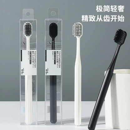 Japanese-Style Adult Toothbrush, Individually Packaged, Soft Bristles, Couple's Wide-Head Model, Supermarket Version, Manufacturer's Ready Stock Wholesale Super - image 1