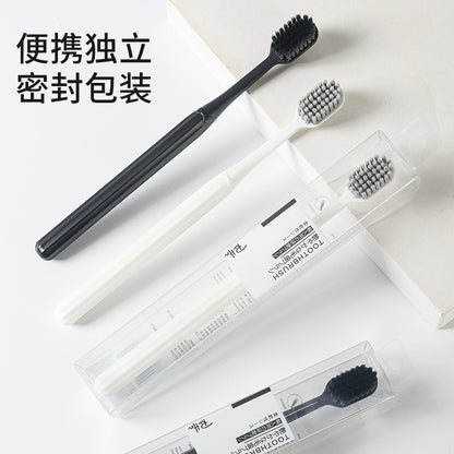 Japanese-Style Adult Toothbrush, Individually Packaged, Soft Bristles, Couple's Wide-Head Model, Supermarket Version, Manufacturer's Ready Stock Wholesale Super - image 2