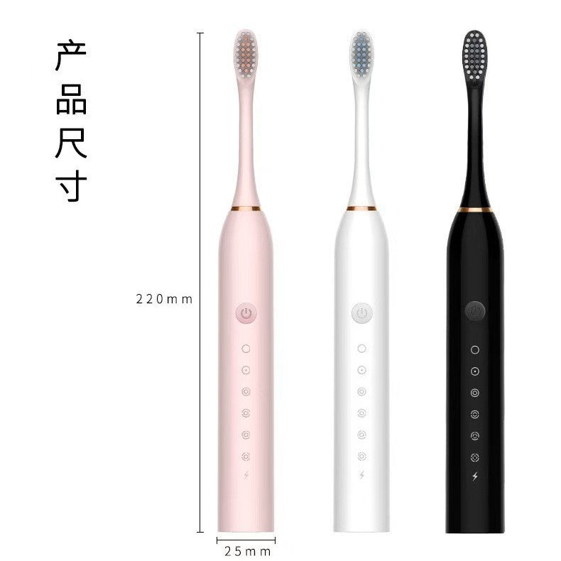 Cross-Border Popular Electric Toothbrush Rechargeable Adult Soft-Bristled Rechargeable Portable Smart Tooth Cleaning Tool - image 5