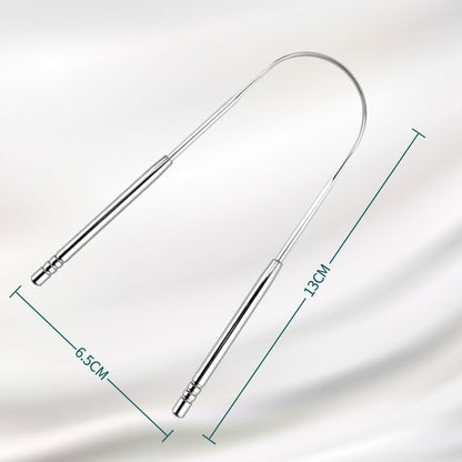 304 Stainless Steel Tongue Scraper U-Shaped Tongue Scraper Tongue Cleaner Tongue Scraper Tongue Brush to Clean Tongue Coating Oral Cavity - image 4