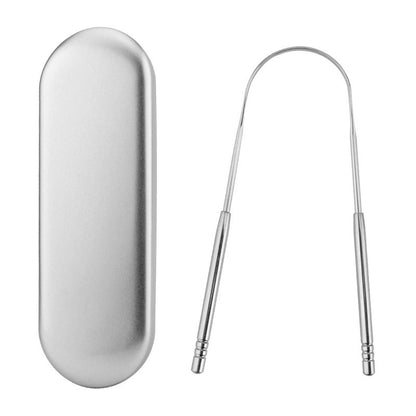 304 Stainless Steel Tongue Scraper U-Shaped Tongue Scraper Tongue Cleaner Tongue Scraper Tongue Brush to Clean Tongue Coating Oral Cavity - image 5