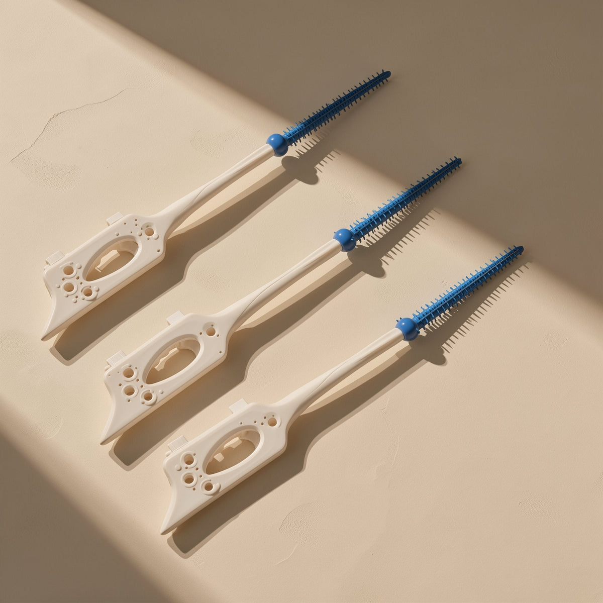 Soft silicone single-use interdental brush with soft bristles - view 5