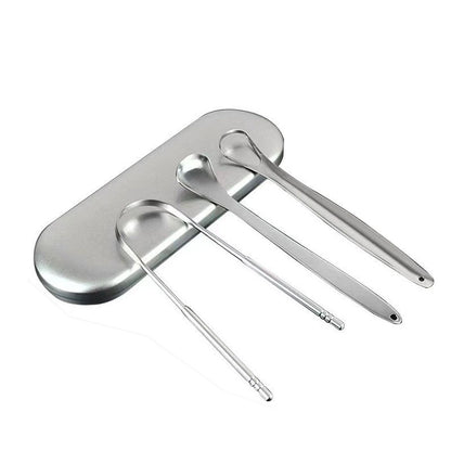 Stainless Steel Tongue Scraper Tongue Cleaner Tongue Scraper Tongue Brush Oral Cleaning Tool Tongue Scraper Artifact - image 5
