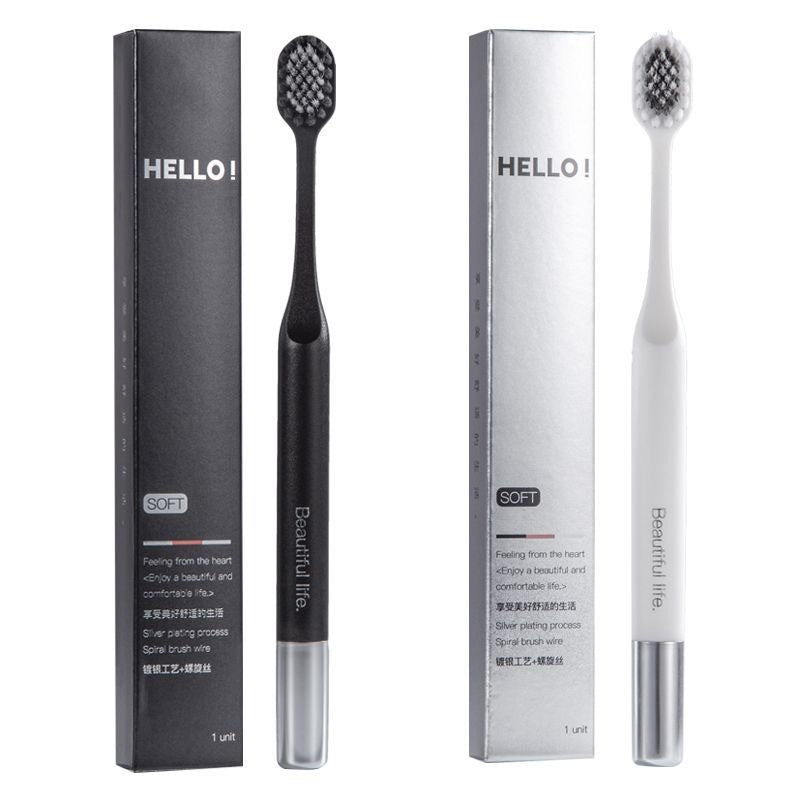 Broadcoal Wide-Head Toothbrush – Soft Bamboo Charcoal Bristles