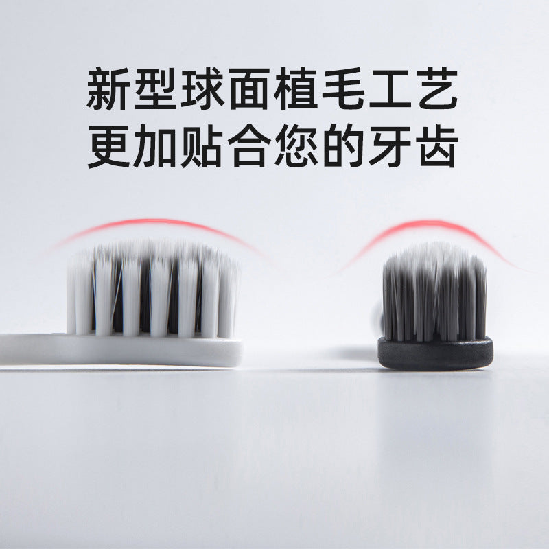 Broadcoal Wide-Head Toothbrush – Soft Bamboo Charcoal Bristles – view 3