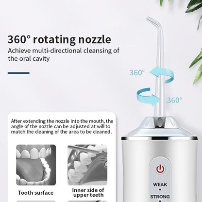 Cross-Border Electric Tooth Rinser Portable Household Water Flosser Oral Tooth Cleaning Tooth Cleaner Manufacturer - image 2