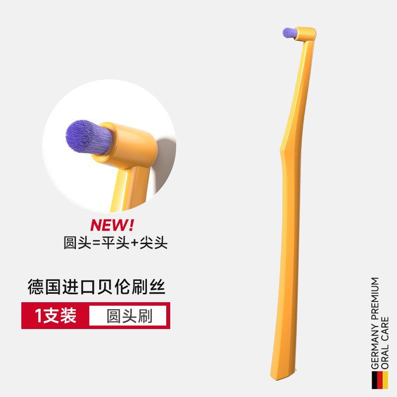 German Brush Head Orthodontic Soft-Bristled Toothbrush Small Head Auxiliary Brush Wisdom Teeth Cleaning Interdental Brush Single Pack Manufacturer Wholesale - image 2