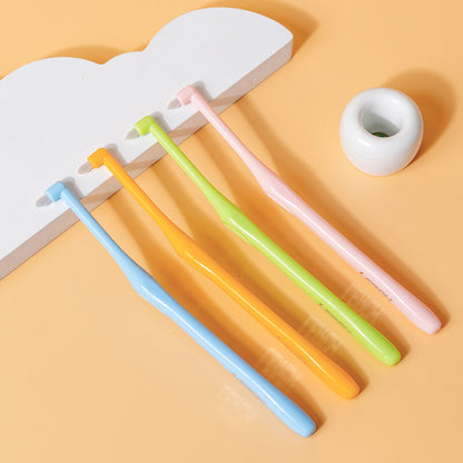 Two-Pack Orthodontic Toothbrushes with Soft Bristles for Interdental Cleaning, Oral Hygiene, Adult Toothbrushes Specifically for Braces, High Cleaning Power - image 4