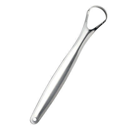 Stainless Steel Tongue Scraper Tongue Cleaner Tongue Scraper Tongue Brush Cleaning Tongue Coating to Remove Bad Breath Oral Care Worker - image 5
