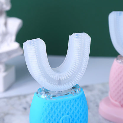 Cross-Border U-Shaped Electric Toothbrush, Fully Automatic Waterproof Oral Cleaning, Whole Body Washable Oral Ultrasonic Tooth Cleaner - image 2