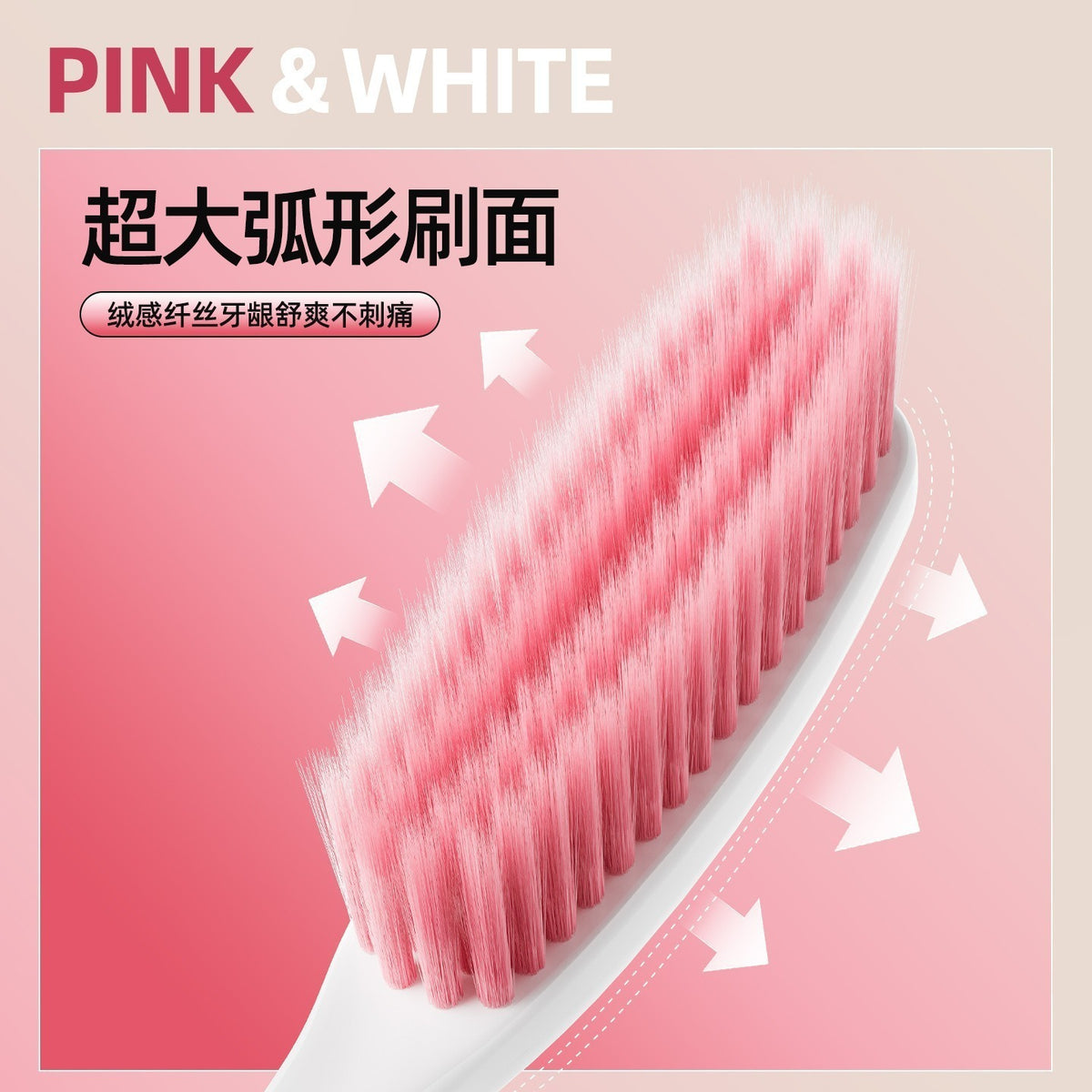 Classic Single Toothbrush Similar to Sam'S, Soft Bristles, Adult, Extended Brush Head, Large Head, Household Couple Toothbrush Wholesale - image 3