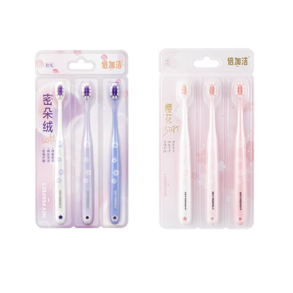 Sakura Filament Soft Bristle Toothbrush Adult Gum Protection for Men and Women Ultra-Fine Bristles Cute Tooth Plaque Cleaning Toothbrush Wholesale - image 5