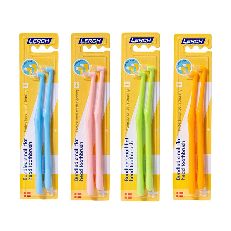 Wholesale Single-Pack Orthodontic Toothbrush with Pointed Tip, Single Hole, Single Bundle Packaging, Small Head Interdental Brush, Groove Toothbrush, Braces Bru - image 5