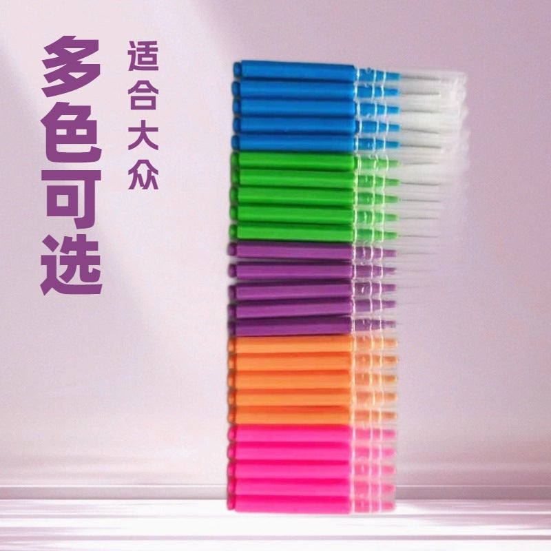 70 Cross-Border Straight Toothbrushes, Stainless Steel Wire Cleaning Toothbrushes, Braces Gap Cleaning Toothbrushes, Orthodontic Interdental Brushes - image 3