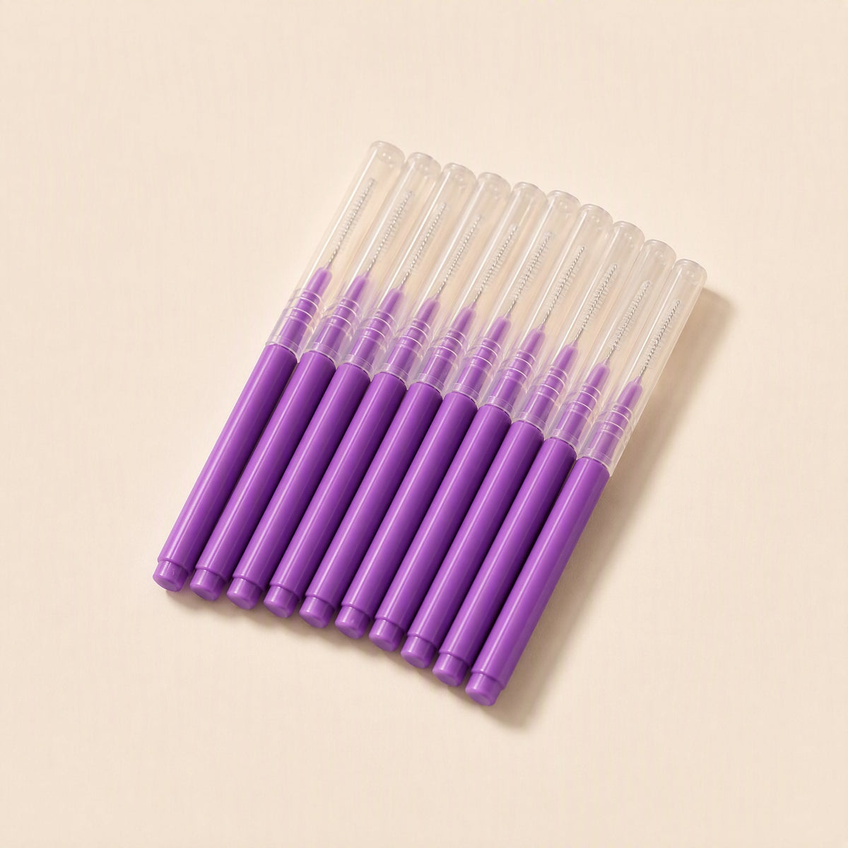 A 100-pack of capped interdental brushes with soft bristles - view 5