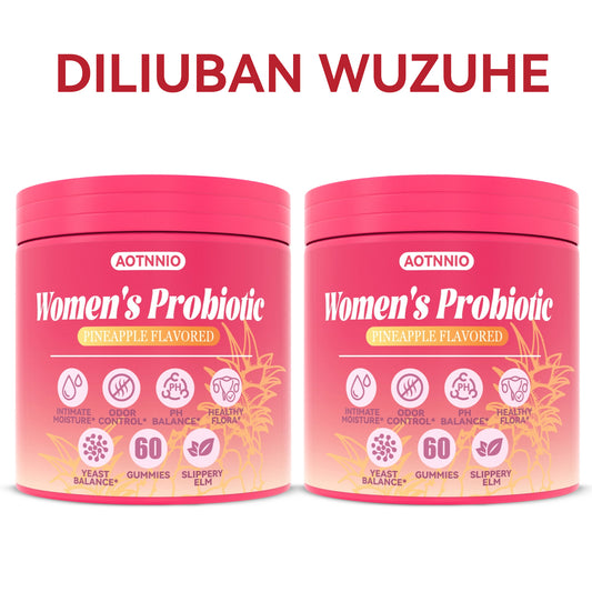 Pineapple-flavored Probiotic Gummies for Women