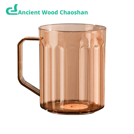 High-value Mouthwash Cup-straight Stripe Model-rose Gold-pet-1