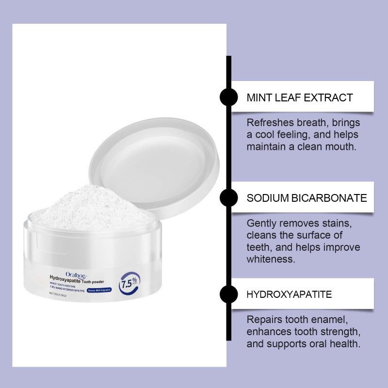 Oralhoe Tooth-caring Dental Powder Gentle Cleaning