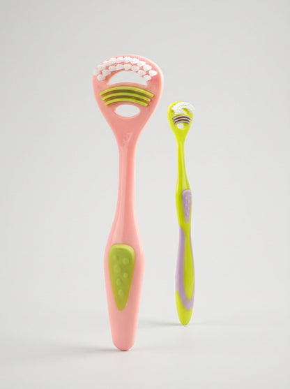 Mouthmate Dual-Action Tongue Scraper and Brush