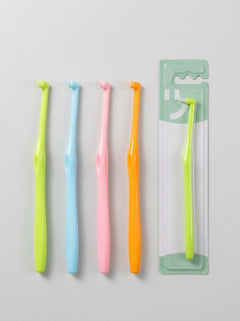 Nookgleam™ Small Head Orthodontic Toothbrush – Manual, Single Beam