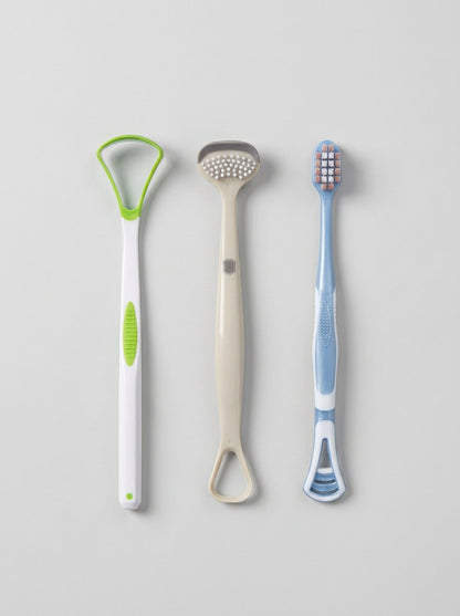 Scrapeclear™ Tongue Coating Scraper – Manual Tongue Cleaner
